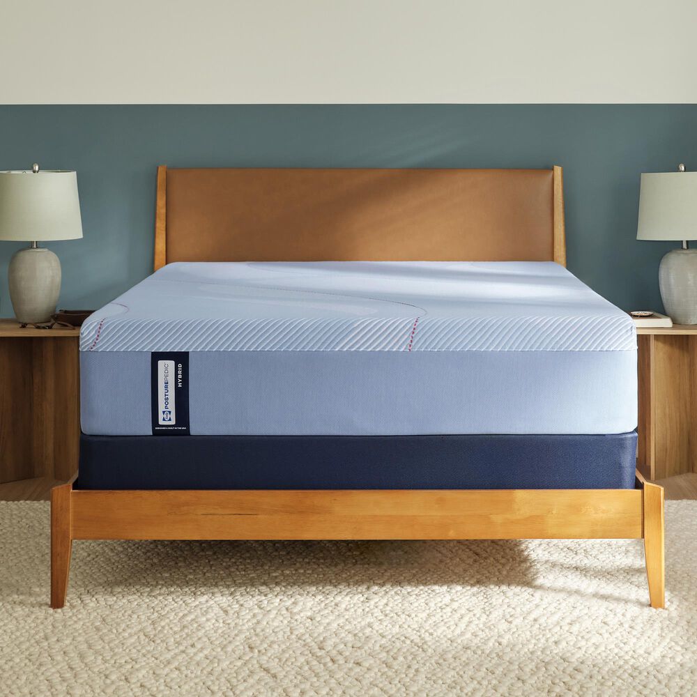 Sealy Kinney Medium Hybrid Twin Mattress with High Profile Box Spring, , large