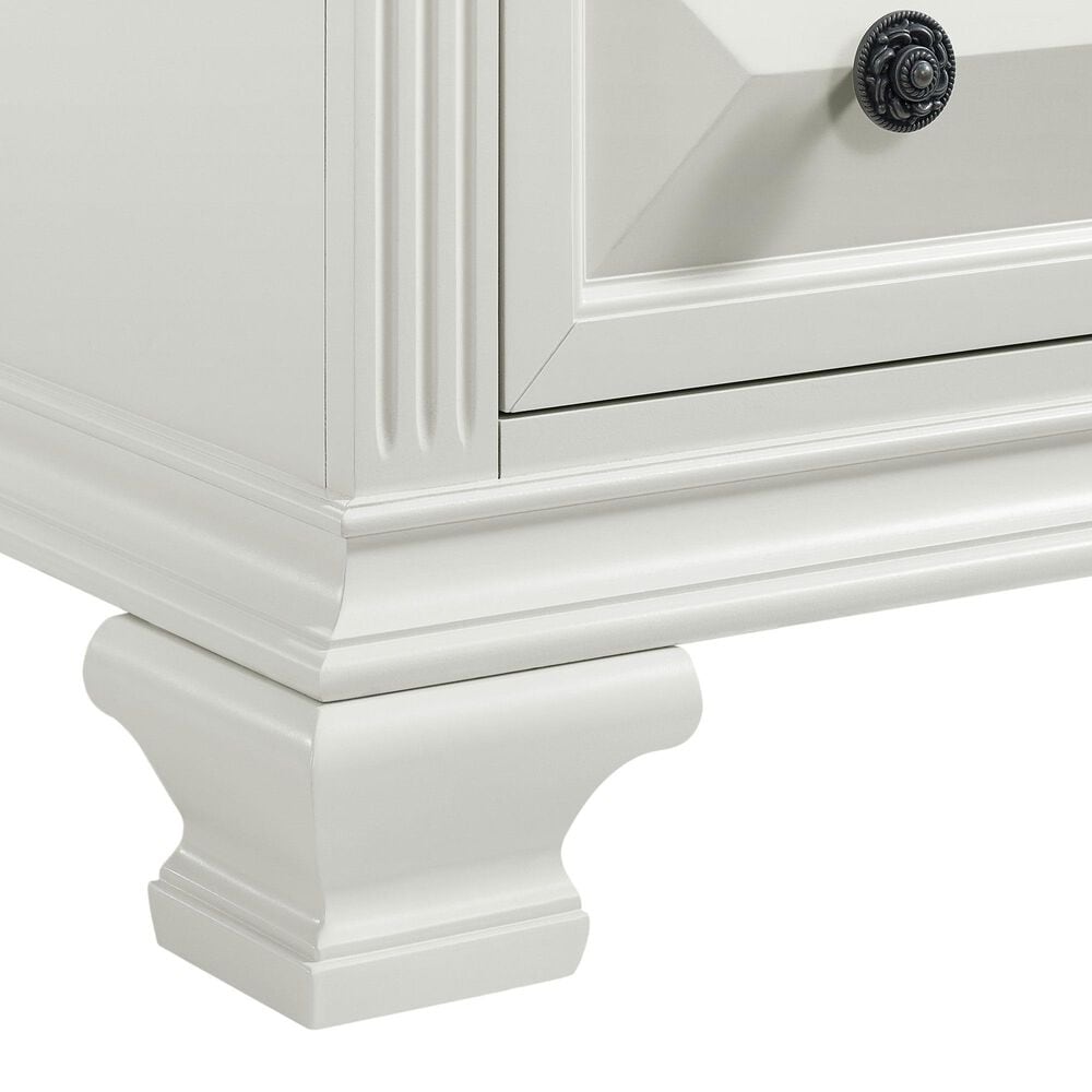 Mayberry Hill Bridgestone 2-Drawer Nightstand in Antique White, , large