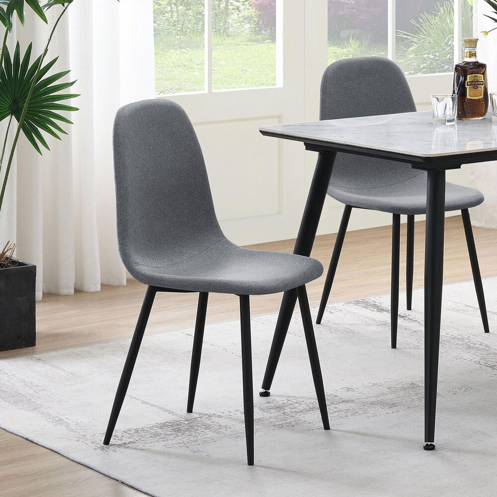 Pacific Landing Dennison Side Chair in Grey, , large