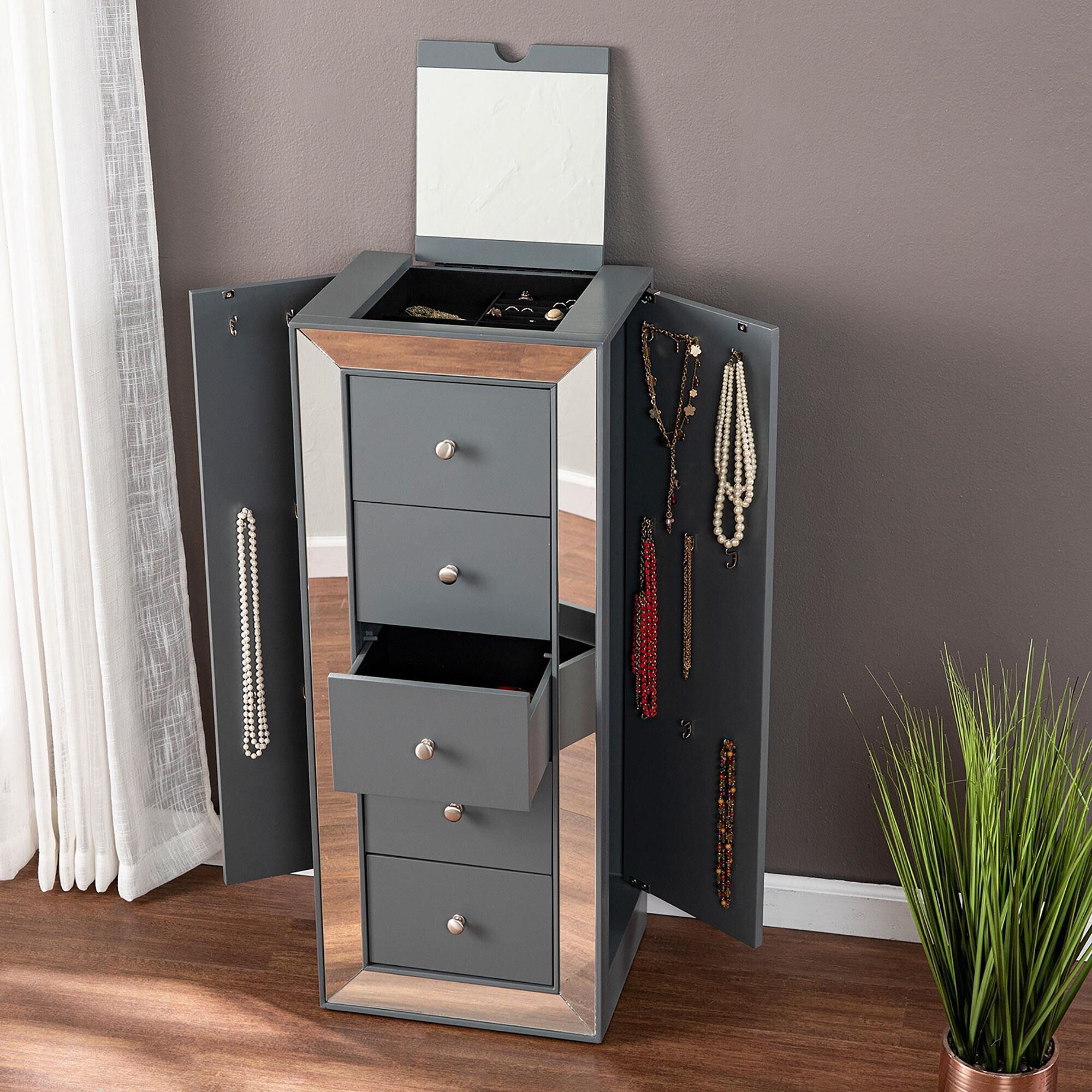 Southern enterprises jewelry armoire sale