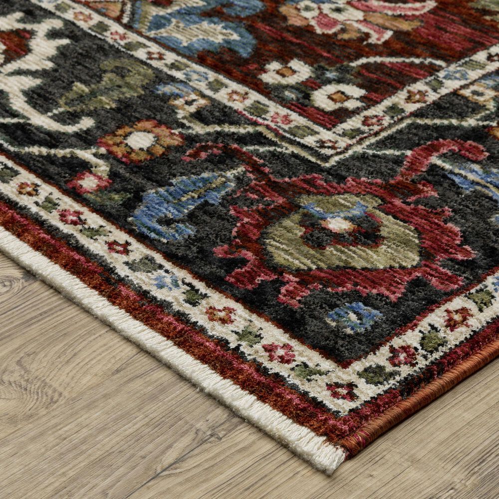 Oriental Weavers Hastings HA03V 5&#39;3&quot; x 7&#39;6&quot; Red Area Rug, , large