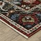 Oriental Weavers Hastings HA03V 5"3" x 7"6" Red Area Rug, , large