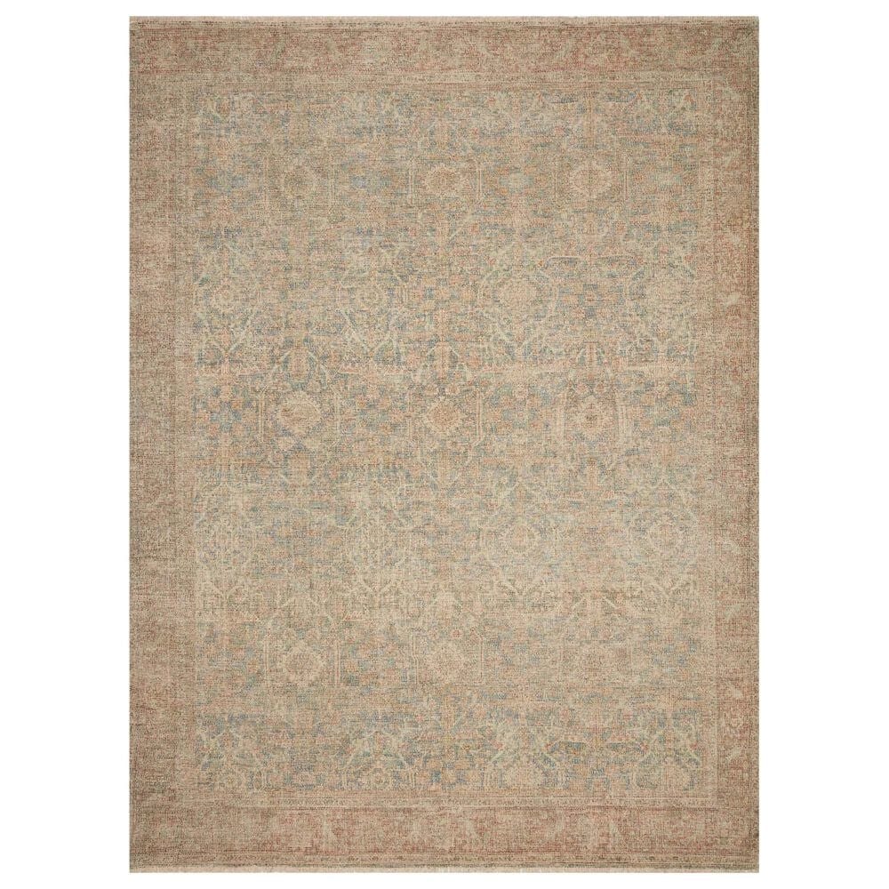 Loloi Priya PRY-06 3"6" x 5"6" Denim/Rust, , large