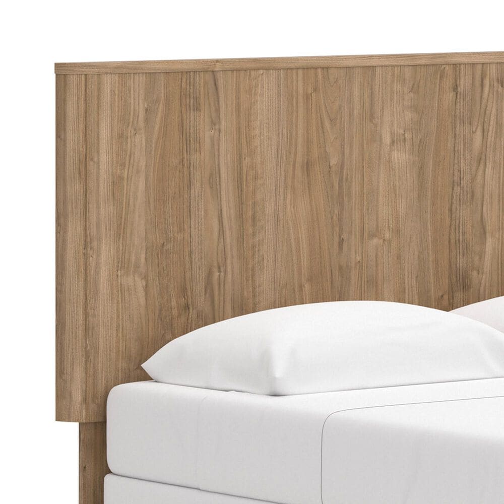 Ashley Gramburg Queen Panel Bed in Warm Brown, , large