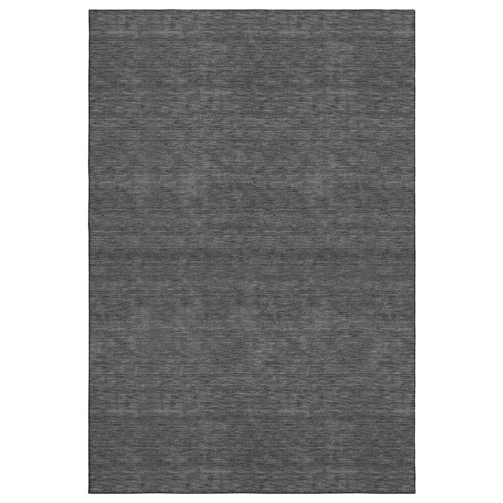 Dalyn Rug Company Soft Essentials Solid Graphite 3" x 5" Area Rug, , large