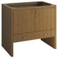 James Martin Hudson 36" Single Bathroom Vanity in Honey Oak with 3 cm Siberian Silestone Top and Rectangular Sink, , large