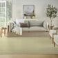 Nourison Courtyard Ivory and Green 7" x 10" Indoor/Outdoor Area Rug, , large