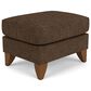 Flexsteel Jupiter Ottoman in Brown Espresso, , large