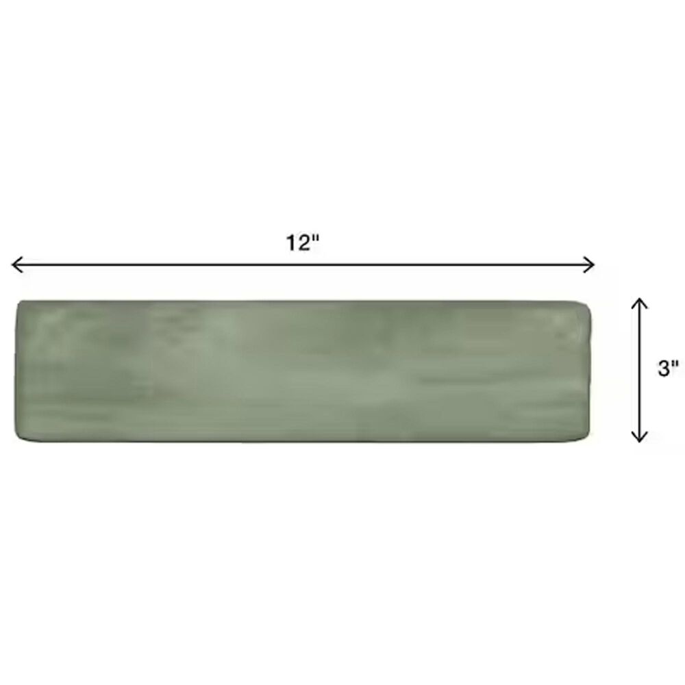 Dal-Tile Artcrafted Aloe 3&quot; x 12&quot; Glazed Ceramic Wall Tile, , large