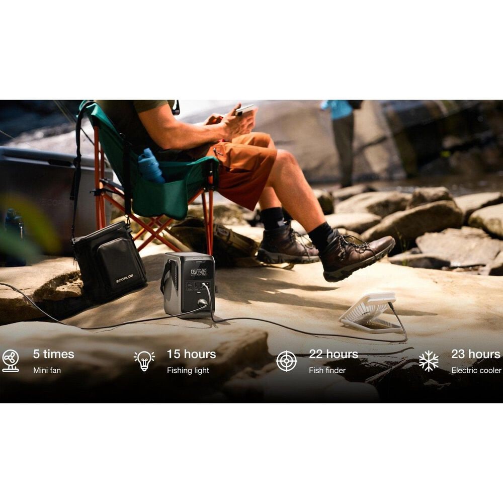 EcoFlow Trail 300 DC Portable Power Station in Black and Grey, , large