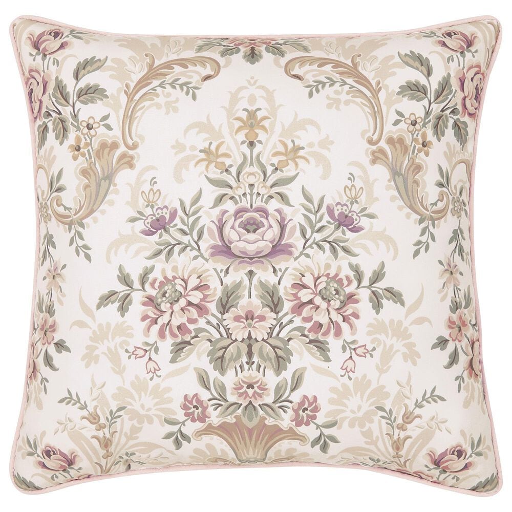 J. Queen New York Avant Garden 18" Square Throw Pillow in Blush, , large