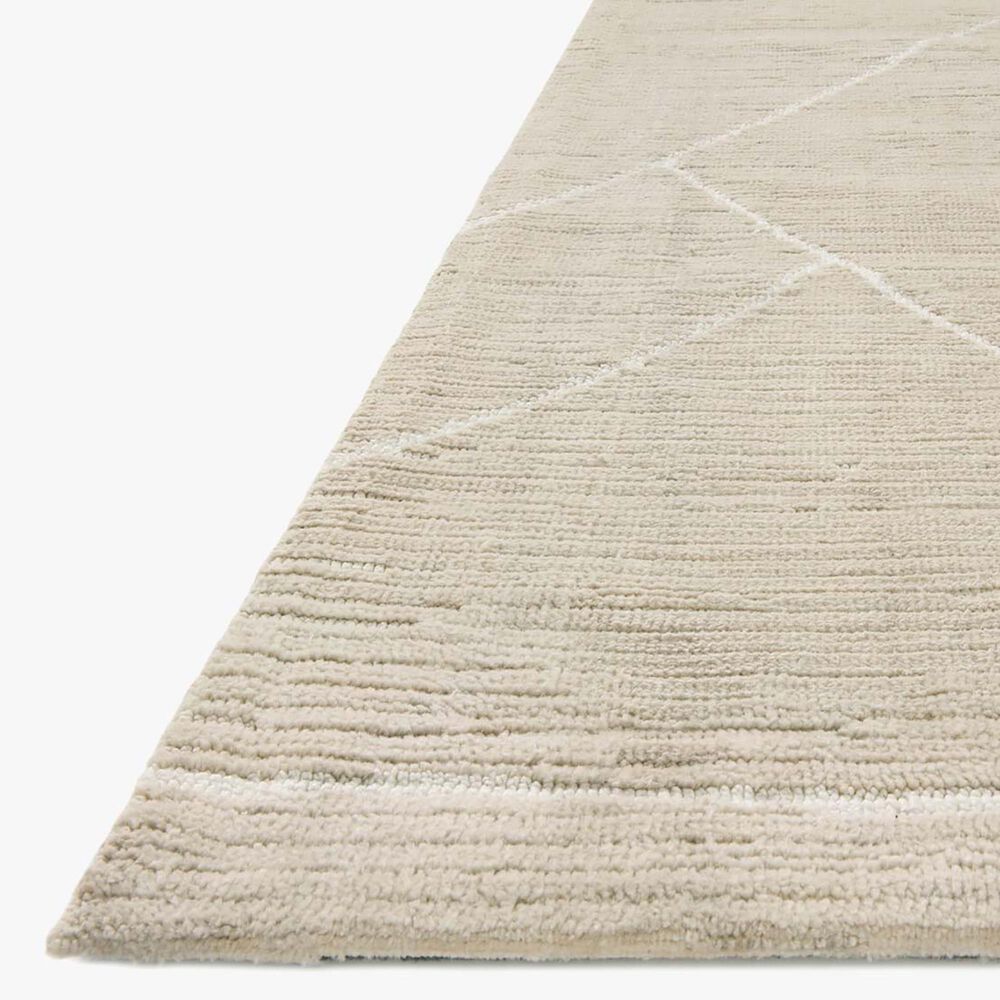Magnolia Home Logan 2&#39;6&quot; x 7&#39;6&quot; Oatmeal and White Runner, , large