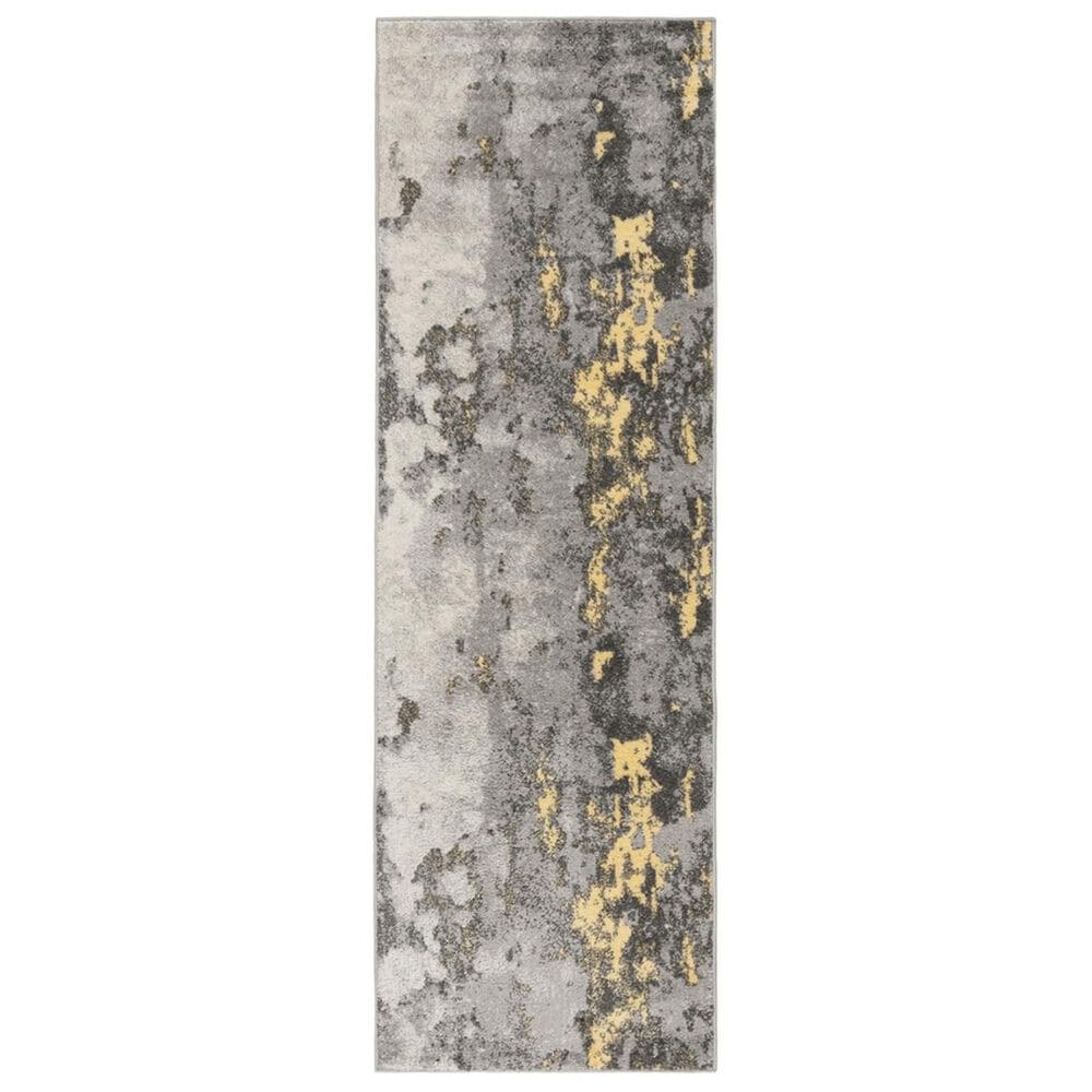 Safavieh Adirondack ADR134H 2"6" x 10" Grey and Yellow Runner, , large