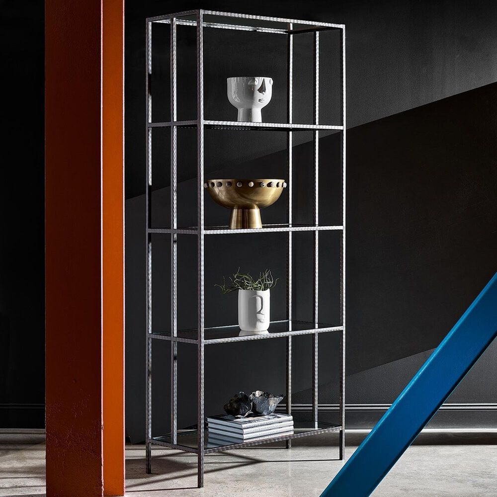 Furniture Worldwide 5-Shelf Industrial Etagere in Oil Rubbed Bronze, , large