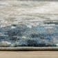 Oriental Weavers Venice Modena 6"7" x 9"2" Blue and Beige Area Rug, , large