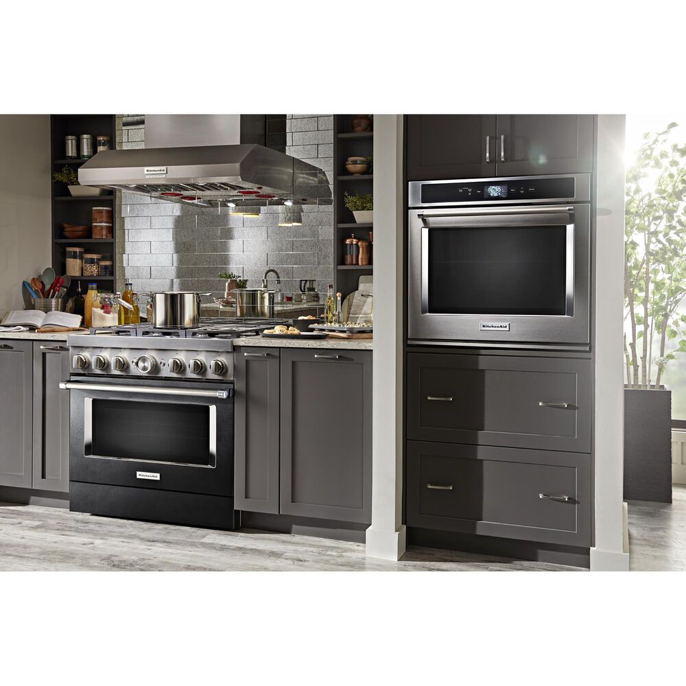 KitchenAid 36&quot; Commercial-Style Wall-Mount Canopy Range Hood, , large