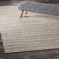 L&R Resources Bleached Naturals 5" x 7"9" Illusion Blue and Infinity Area Rug, , large