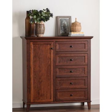 Fleming Furniture Co. Brentwood 5-Drawer Gentleman Chest in Sunset, , large