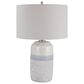 Uttermost Pinpoint Table Lamp in White, Gray and Ivory Cream, , large