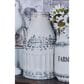 Maple and Jade 2-Piece Decorative Vase Set with Curved Handles in Galvanized White and Silver, , large