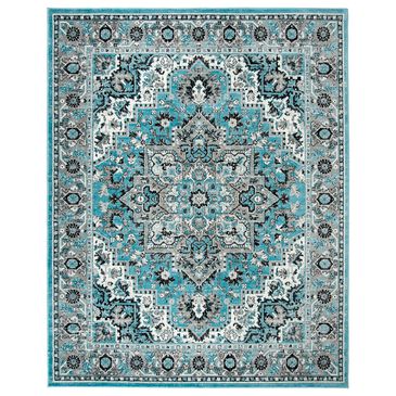 Safavieh Skyler SKY126M 10" x 14" Blue and Ivory Area Rug, , large