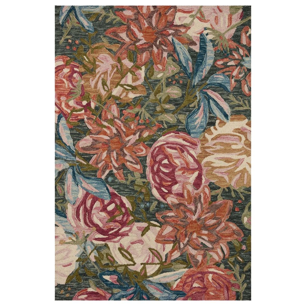 Loloi Belladonna 2" x 5" Lagoon and Multicolor Runner, , large