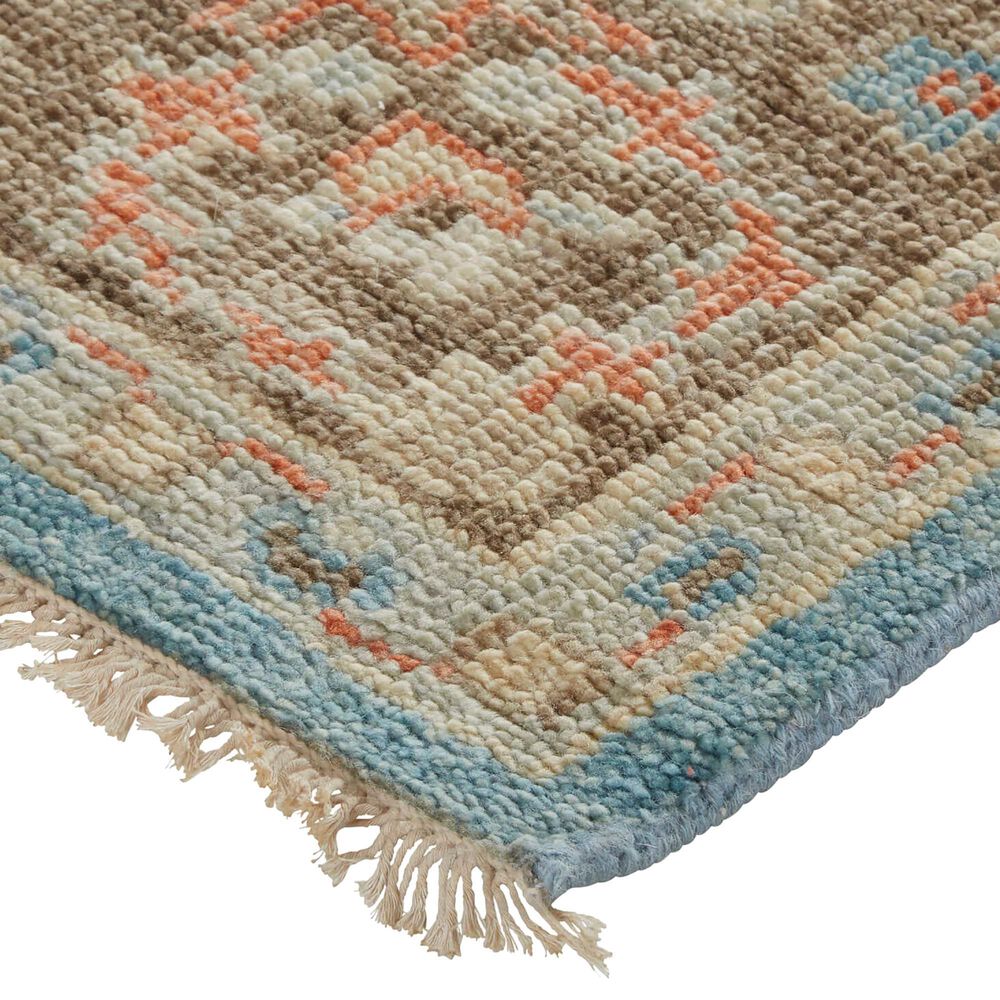 Feizy Beall 3&#39;6&quot; x 5&#39;6&quot; Blue and Brown Area Rug, , large