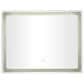 Maple and Jade 36" Room Anti Fog Mirror with LED Light in Silver and White, , large