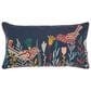 Rizzy Home Floral 14" x 26" Pillow in Black, , large