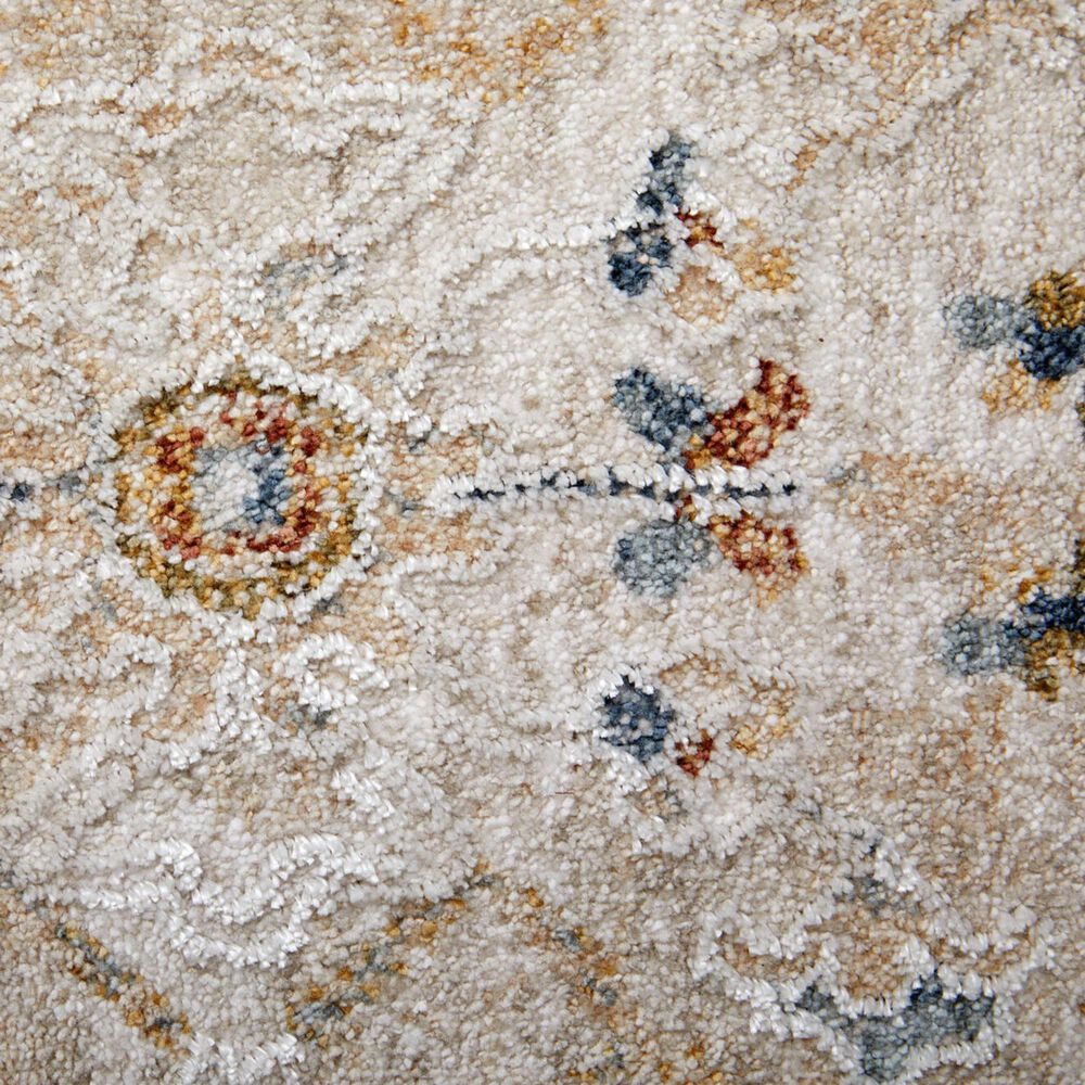 Feizy Pasha 39M6F 5&#39; x 7&#39;6&quot; Beige and Blue Area Rug, , large
