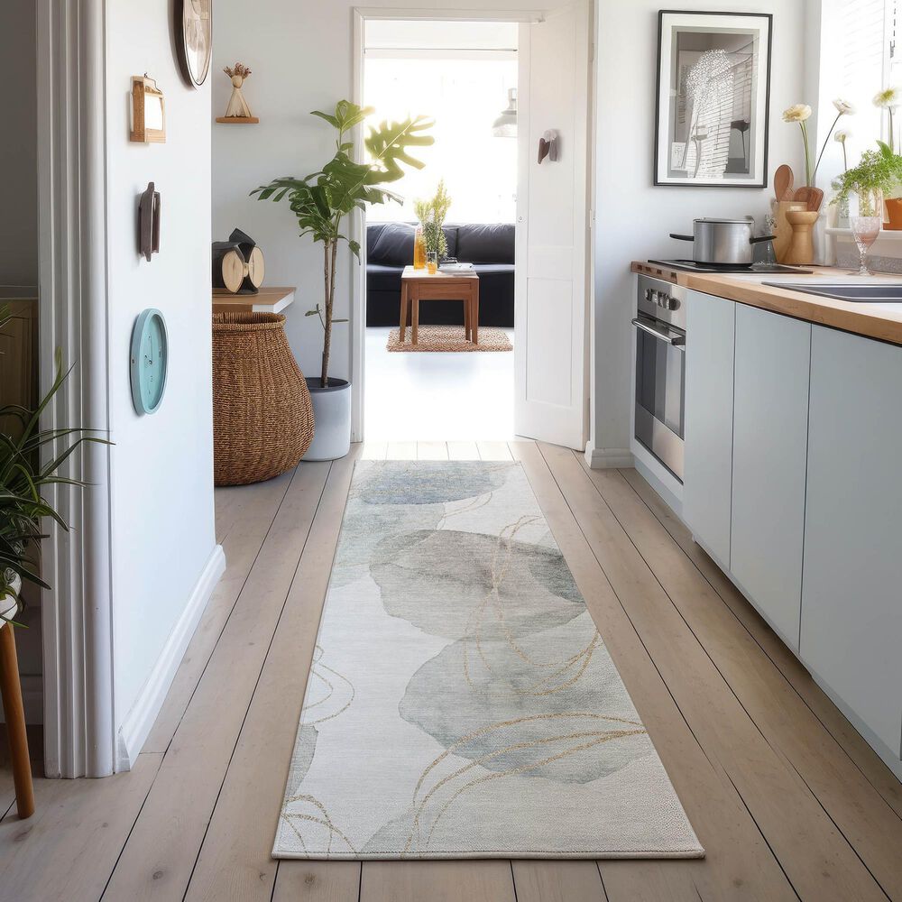 Dalyn Rug Company Odyssey Pearl 2'3" x 7'6" Runner, , large