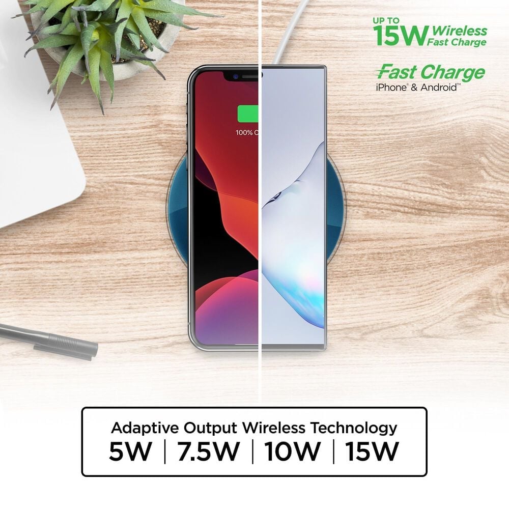 Hypercel ChargePad Pro 15W Wireless Fast Charger in Blue, , large
