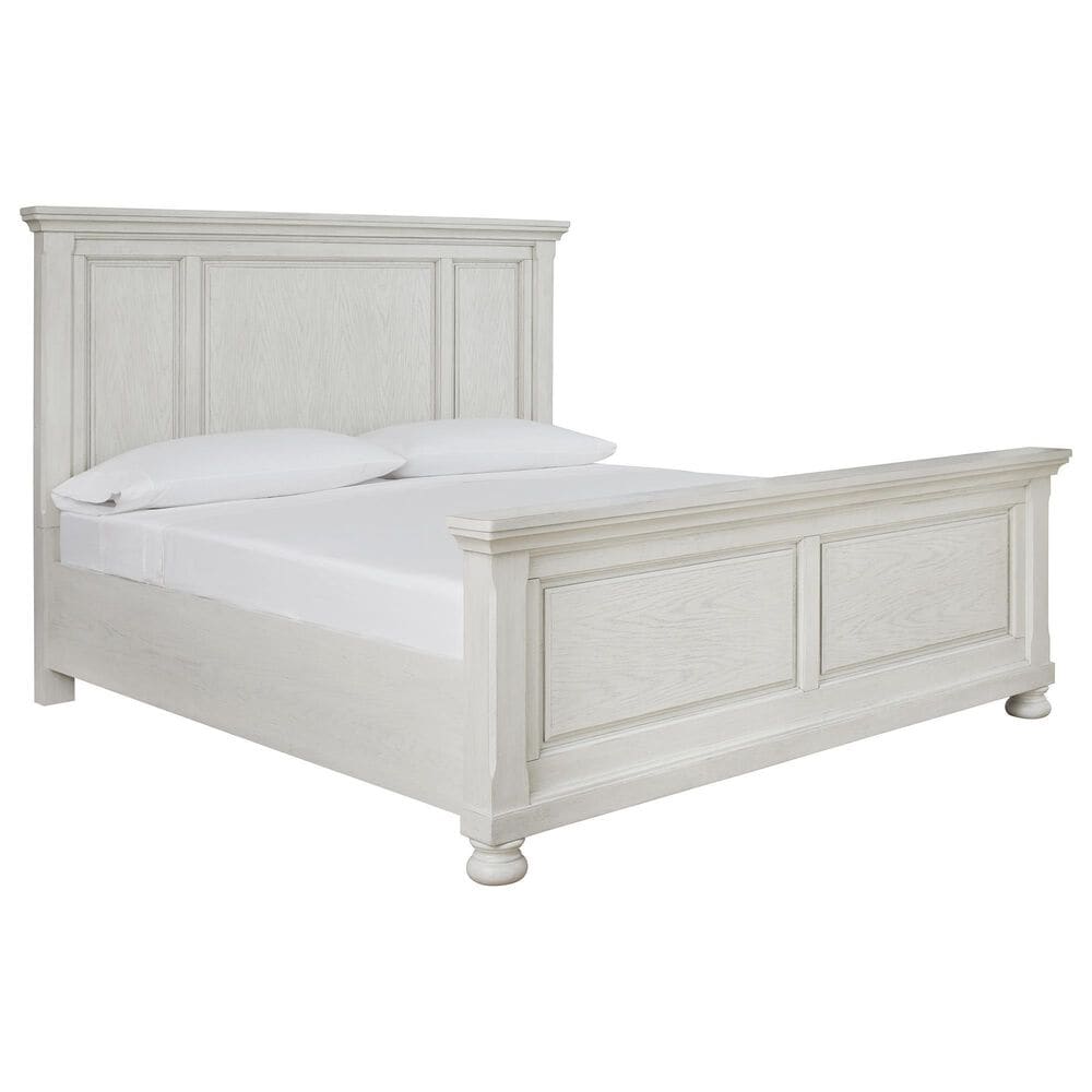 Ashley Robbinsdale 3 Piece Queen Bedroom Set in Antique White, , large