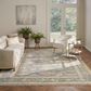 Nourison Odessa Grey and Multicolor 7"9" x 9"9" Area Rug, , large