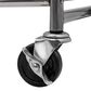 Household Essentials Rolling Laundry Cart with Basket in Silver, , large