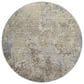 37B Bresca 8" Round Beige Indoor/Outdoor Area Rug, , large