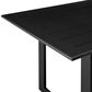 Blue River Grand 5-Piece Rectangular Patio Dining Table Set in Black - Table Only, , large