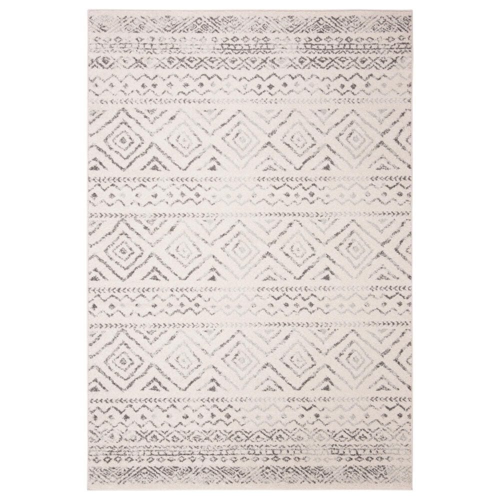 Safavieh Tulum TUL267A 6" x 9" Ivory and Grey Area Rug, , large