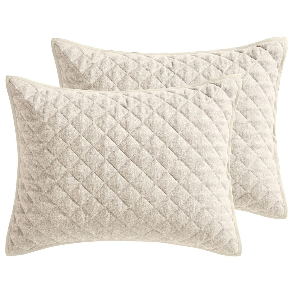 Hallmart Collectibles Hemet 3-Piece Queen Coverlet Set in Beige, , large