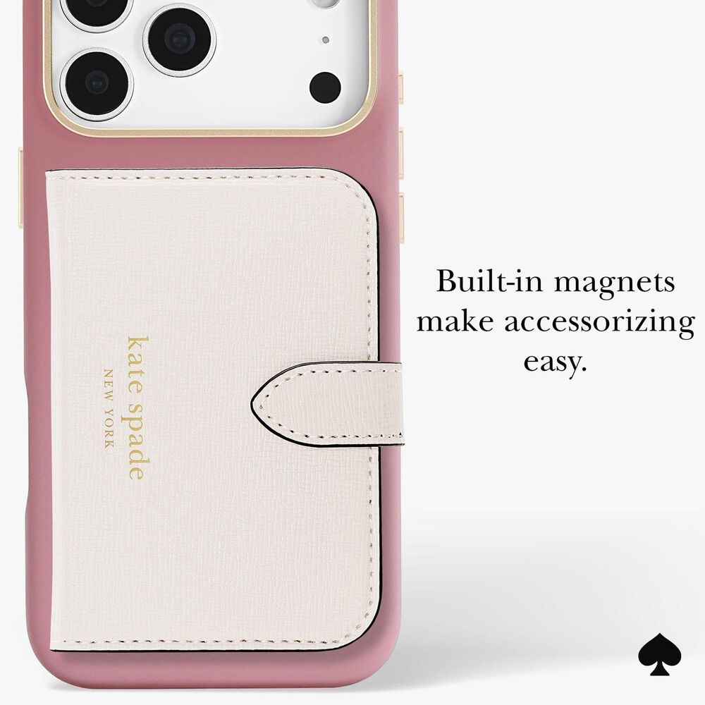 Kate Spade Silicone MagSafe Case for Apple iPhone 17 Pro Max in Icon Dusk Rose, , large