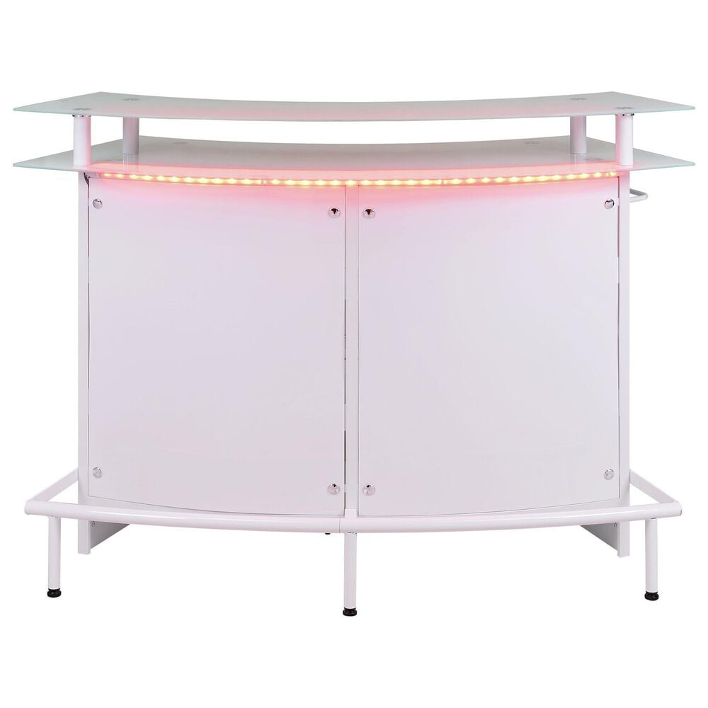 Mayberry Hill Valentina Bar Table in White, , large