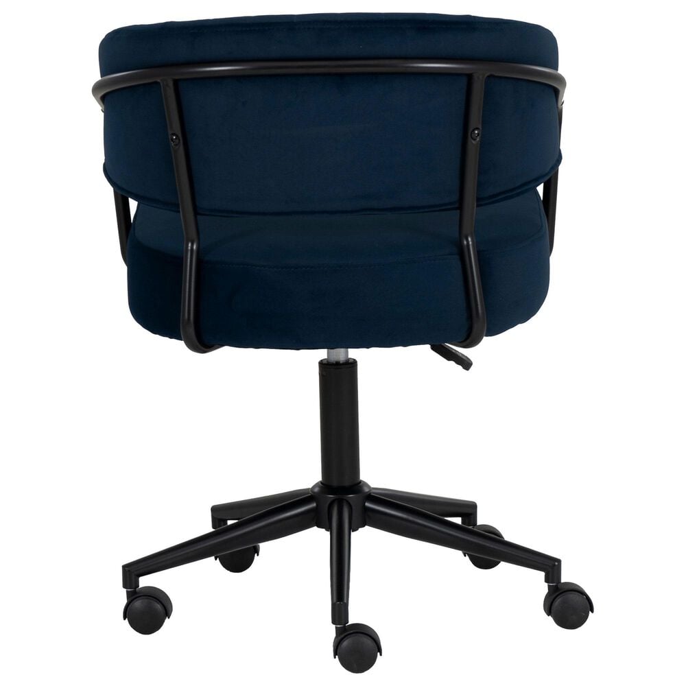 Linon Home Decor Prestwick Office Chair in Navy, , large