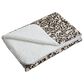 Duke Imports Safari Stripe Plush Throw in Beige and Brown, , large