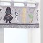 Lambs and Ivy Star Wars Classic Window Valance in Gray, Green, White and Black, , large