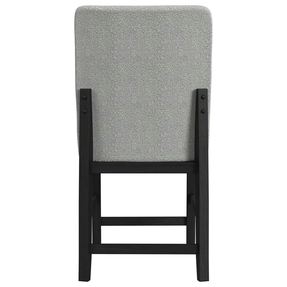 Mayberry Hill Contemporary Counter Stool in Gray Upholstery, , large