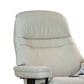 Stressless Medium Chair and Ottoman with Black Classic Base in Paloma Light Grey, , large