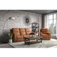 Flexsteel Henry Power Recliner with Headrest and Lumbar in Caramel, , large