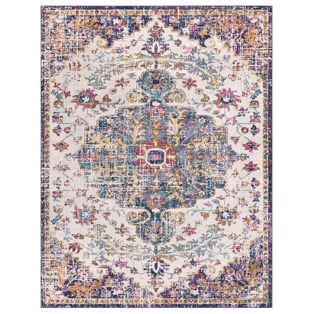 Surya Harput HAP-1064 7"10" x 10"3" Beige, Saffron and Gray Area Rug, , large