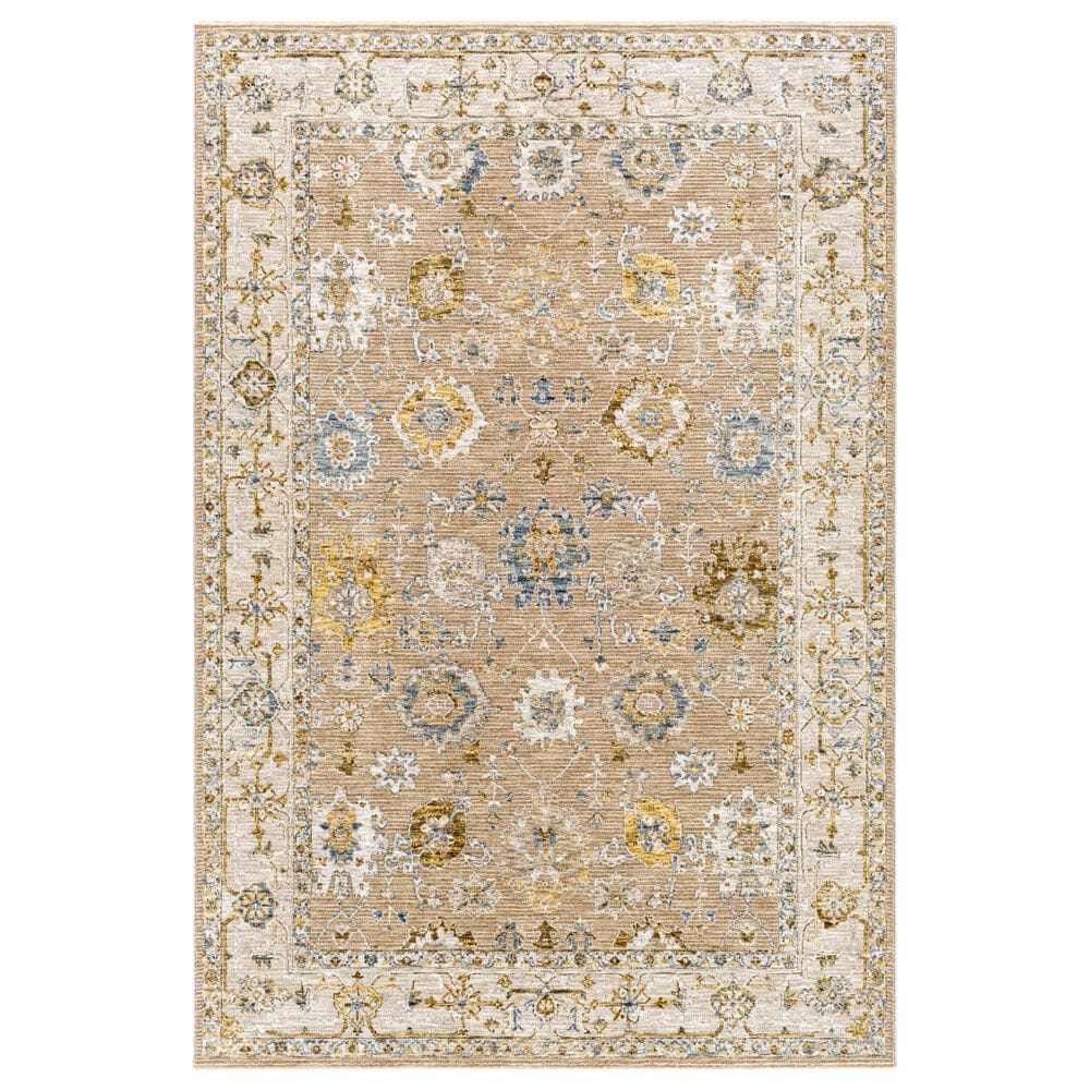 Surya Reina Tan, Light Brown, Light Gray, Cream, Denim, Mustard and Olive 12&#39; x 15&#39; Area Rug, , large