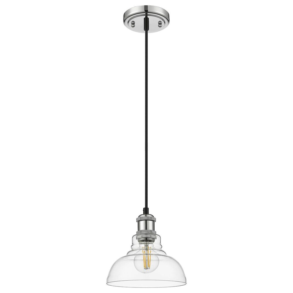 Golden Lighting Carver 1-Light Pendant in Chrome, , large